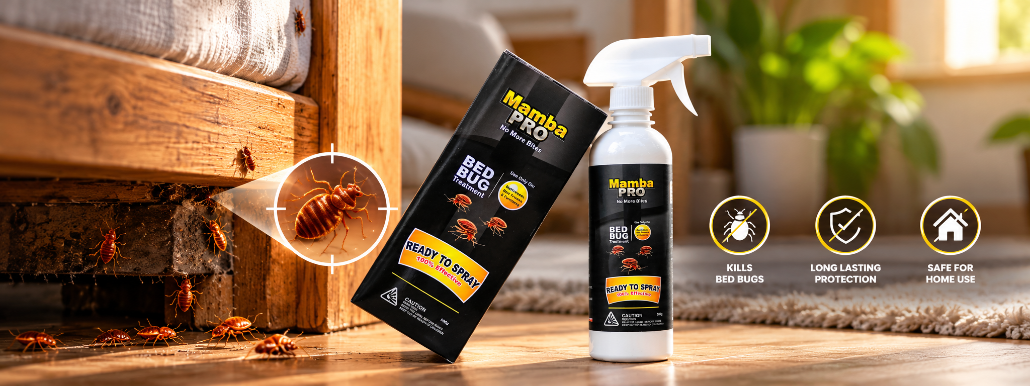 Mamba PRO Bed Bug Treatment Banner